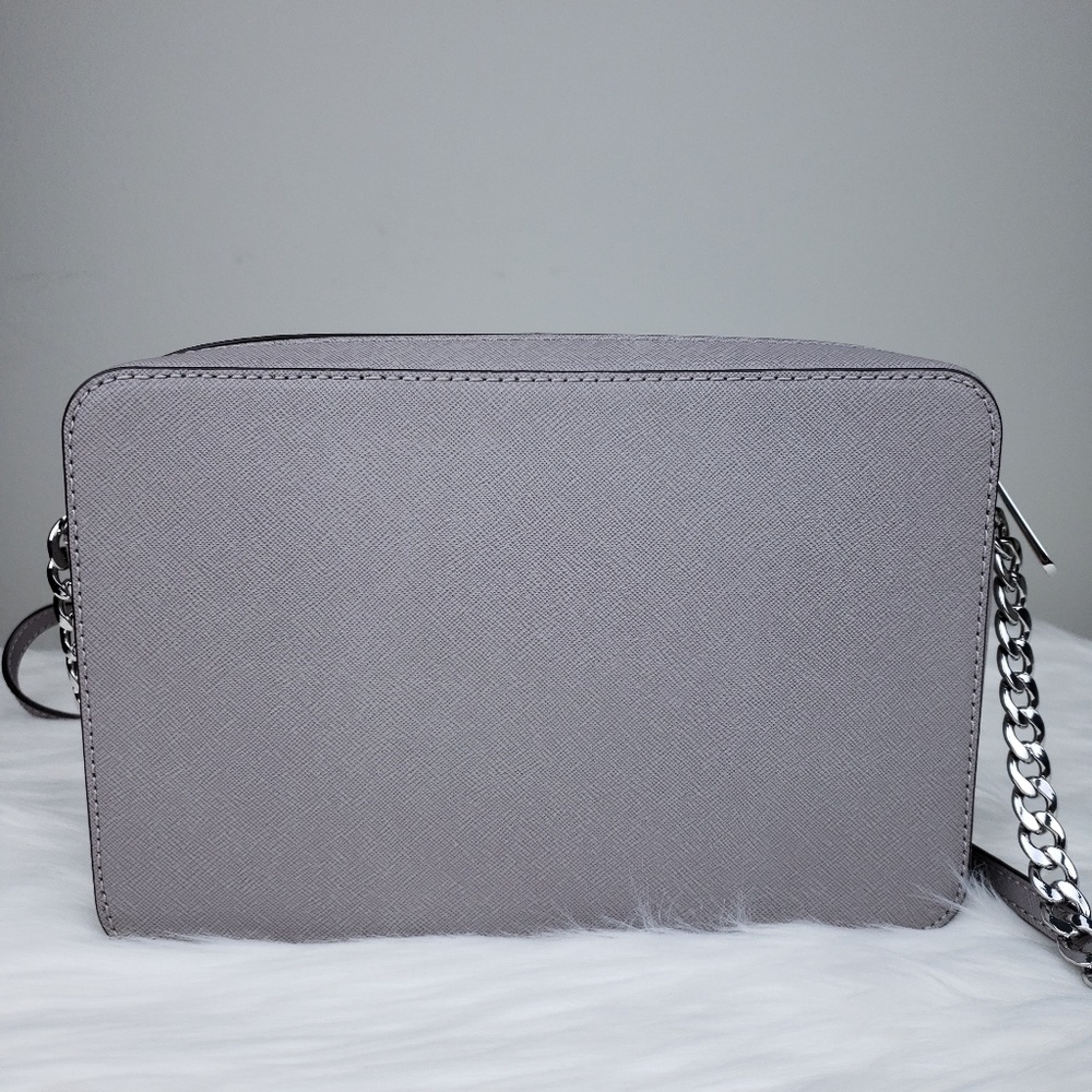 🌺NWT Michael Kors LG EW crossbody bag pearl grey - Picture 4 of 7